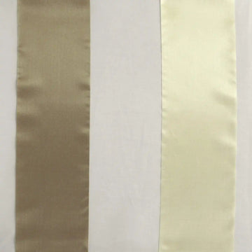 Burnished Gold Organza Vertical Stripe Sheer Swatch - HalfPriceDrapes.com