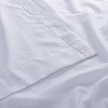 Double Layered White Extra Wide Sheer Curtain