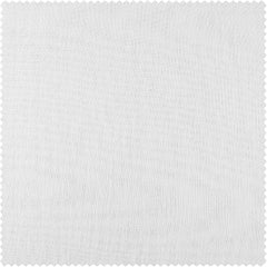 White Orchid Textured Faux Linen Sheer Curtain