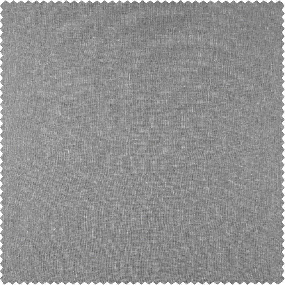 Nickel Textured Faux Linen Swatch - HalfPriceDrapes.com