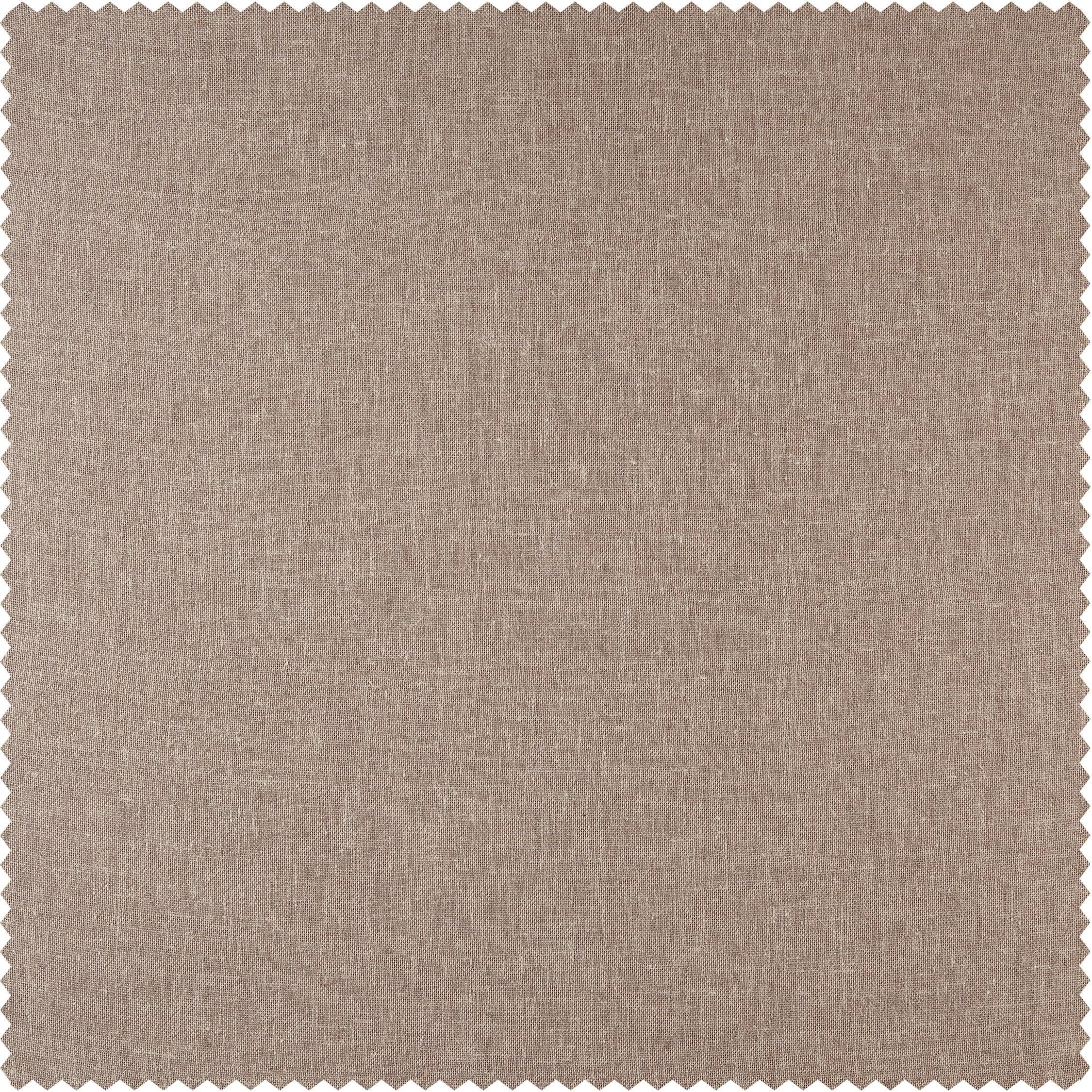 Soft Taupe Textured Faux Linen Swatch