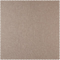 Soft Taupe Textured Faux Linen Swatch