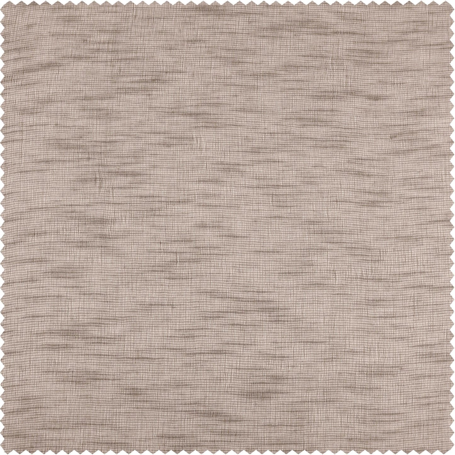 Light Grey Open Weave Linen Blend Sheer Swatch - HalfPriceDrapes.com