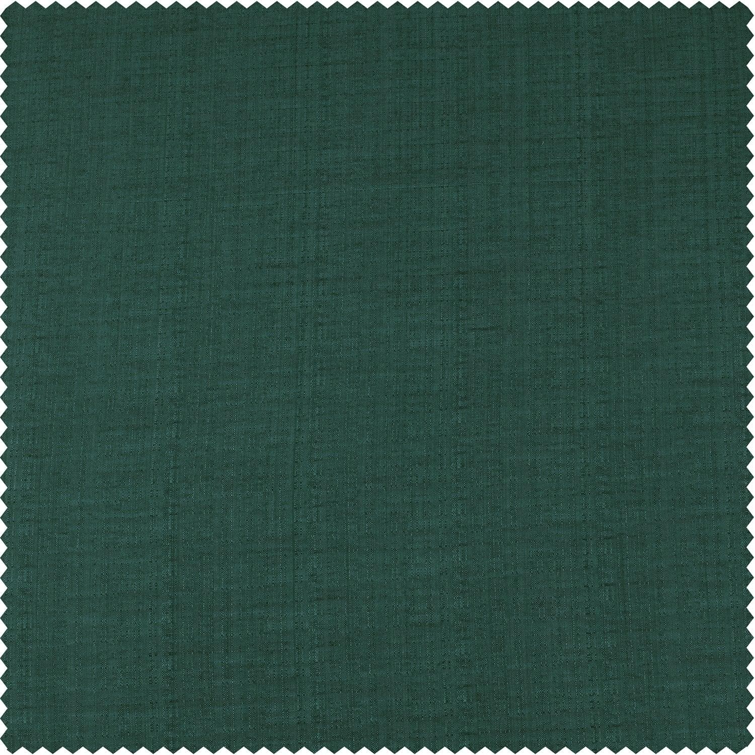Basil Green Designer Shantung Faux Silk Cushion Covers - Pair
