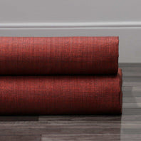 Admiral Red Designer Shantung Faux Silk Fabric - HalfPriceDrapes.com