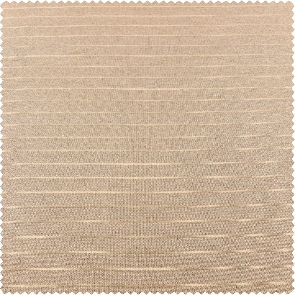 Sandcastle Tan Striped Hand Weaved Cotton Custom Curtain - HalfPriceDrapes.com