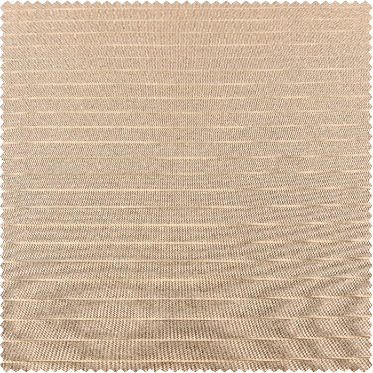 Sandcastle Tan Striped Hand Weaved Cotton Custom Curtain - HalfPriceDrapes.com