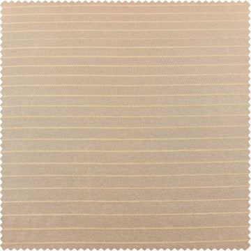 Sandcastle Tan Striped Hand Weaved Cotton Custom Curtain - HalfPriceDrapes.com