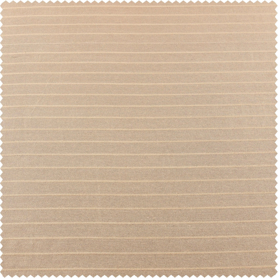 Sandcastle Tan Striped Hand Weaved Cotton Custom Curtain - HalfPriceDrapes.com