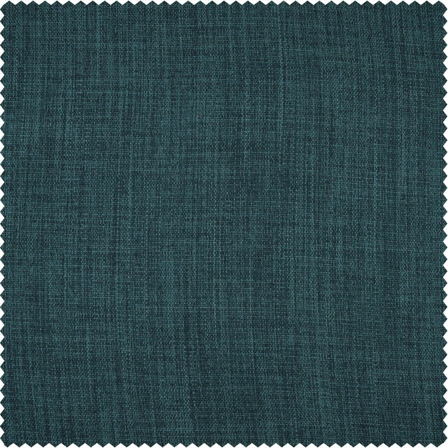 Slate Teal Green Textured Faux Linen Custom Curtain - HalfPriceDrapes.com