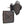 Square Architectural English Walnut Wooden Rod Set