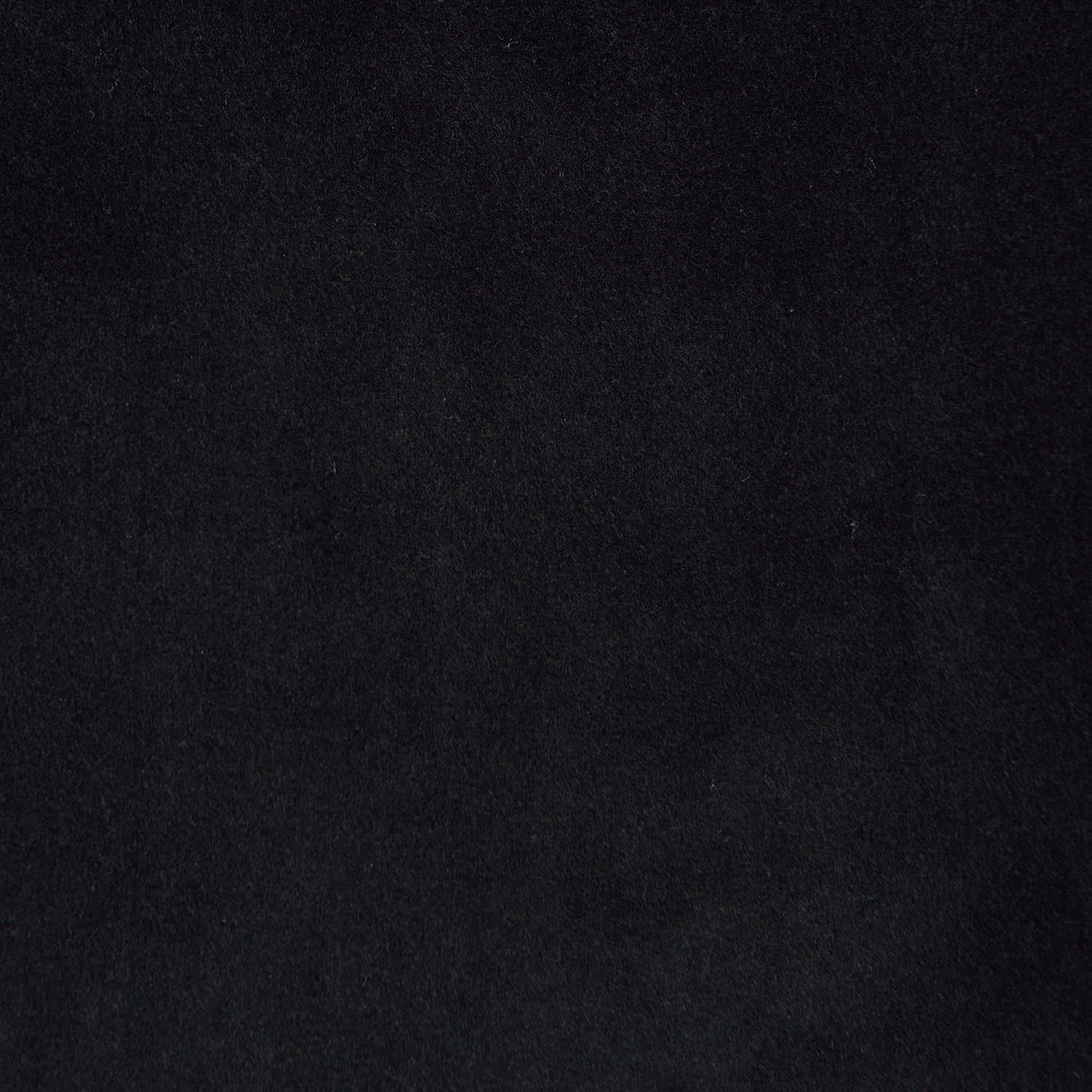 Black Vintage Cotton Velvet Swatch - HalfPriceDrapes.com