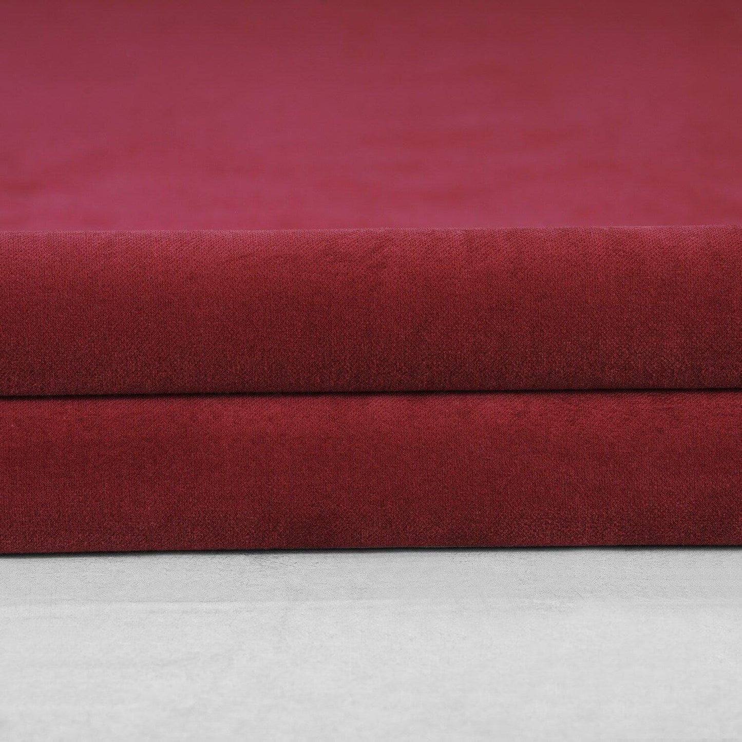 Red Vintage Cotton Velvet Swatch