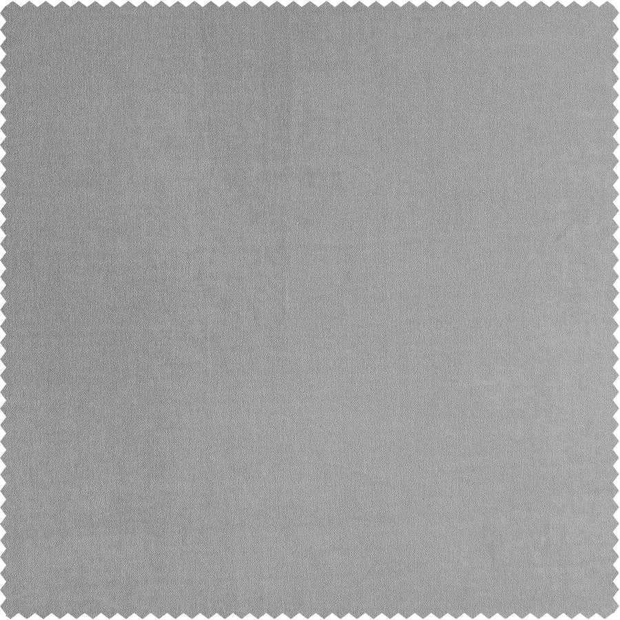 Contempo Grey Vintage Cotton Velvet Swatch - HalfPriceDrapes.com