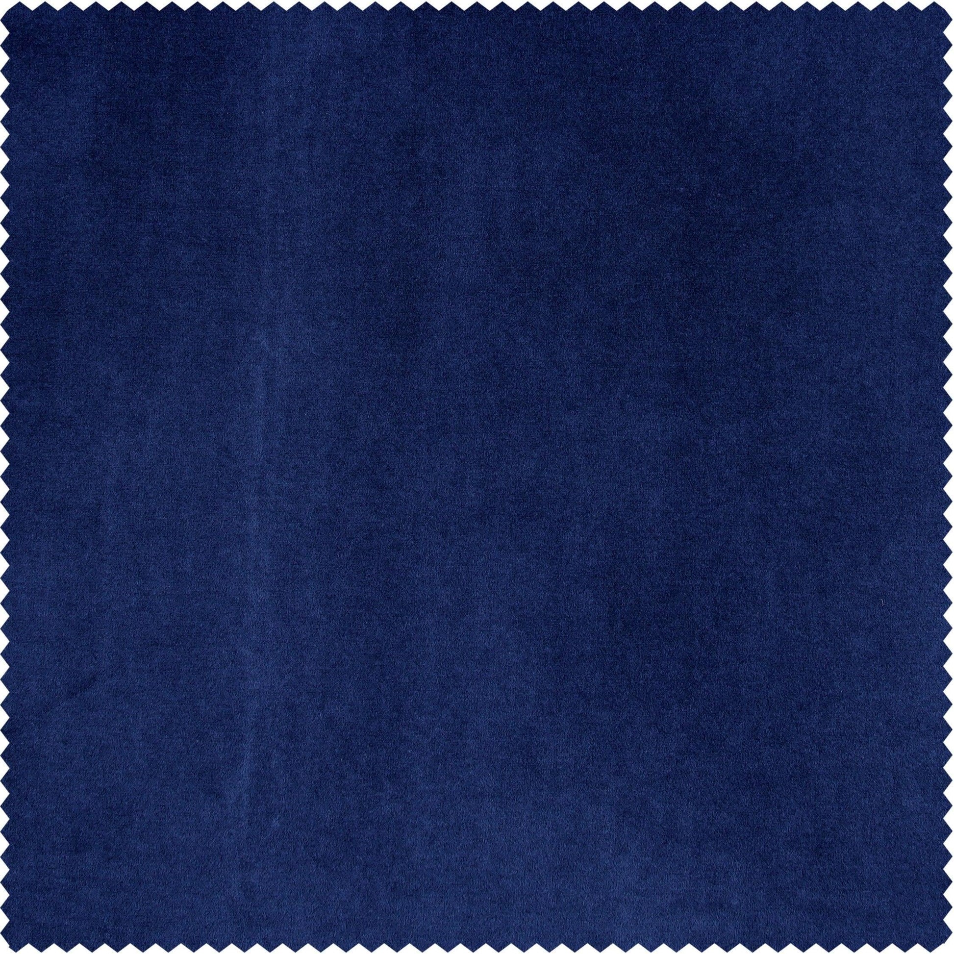Noche Blue Urban Lush Velvet Swatch - HalfPriceDrapes.com