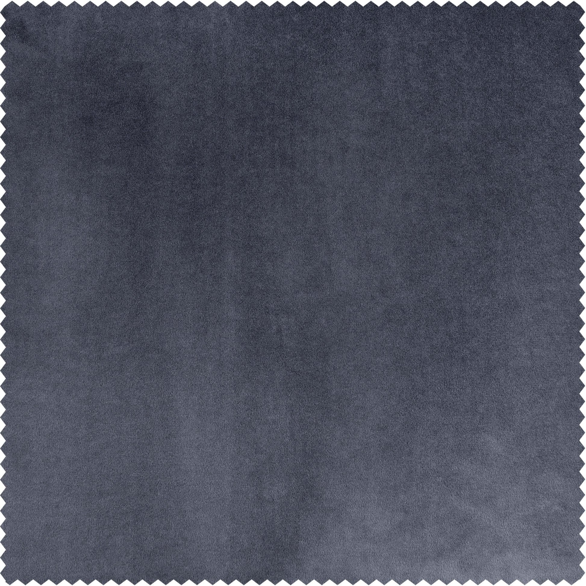 IronStone Grey Urban Lush Velvet Swatch - HalfPriceDrapes.com