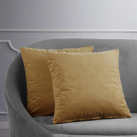Amber Gold Signature Velvet Cushion Covers - Pair - HalfPriceDrapes.com