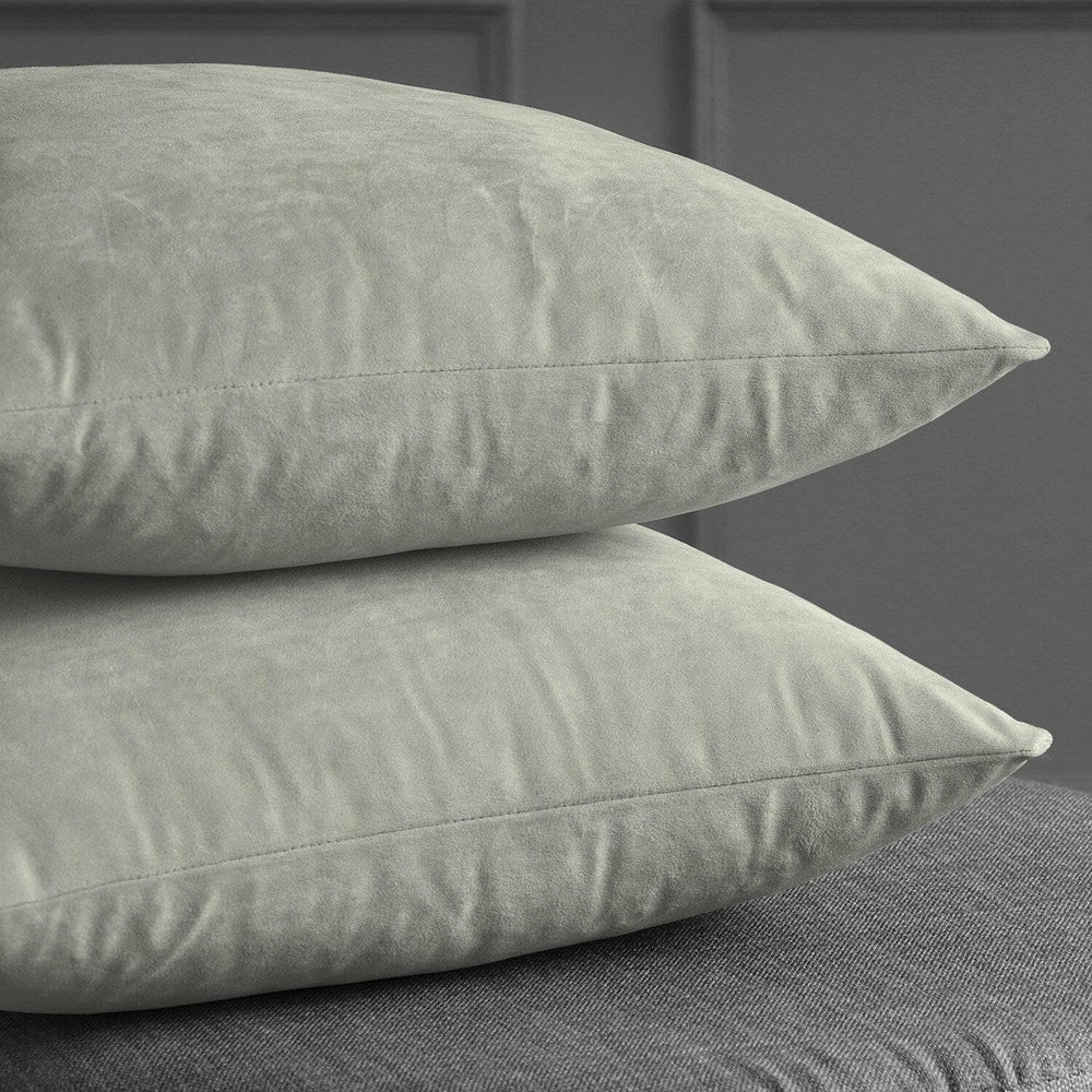 Silver Grey Signature Velvet Cushion Covers - Pair - HalfPriceDrapes.com