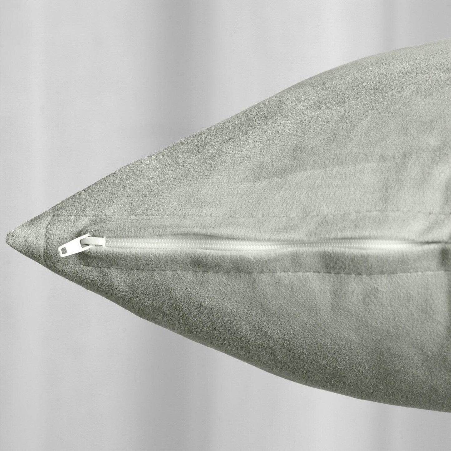 Silver Grey Signature Velvet Cushion Covers - Pair - HalfPriceDrapes.com