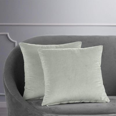 Reflection Grey Signature Velvet Cushion Covers - Pair