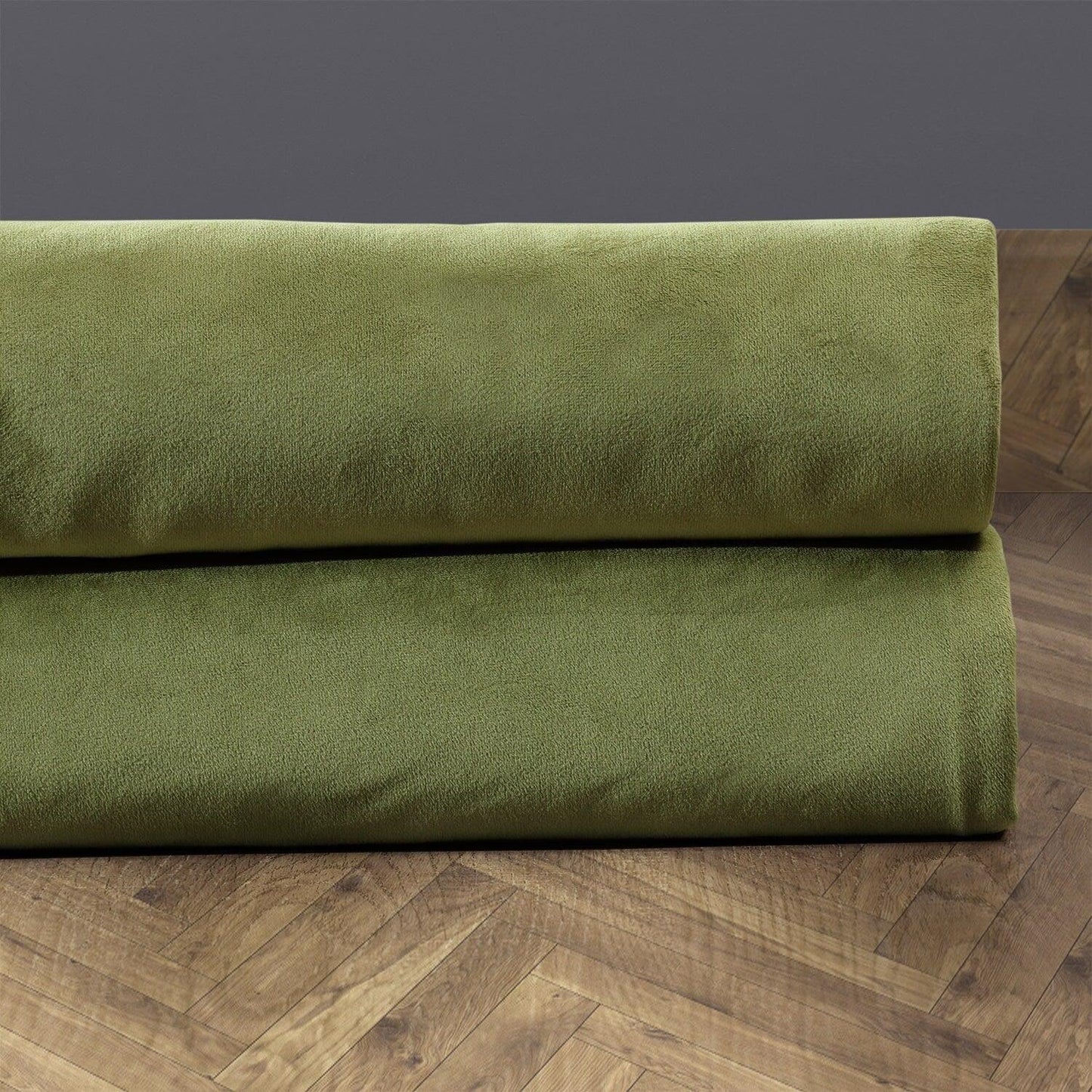 Perenial Green Signature Velvet Swatch - HalfPriceDrapes.com