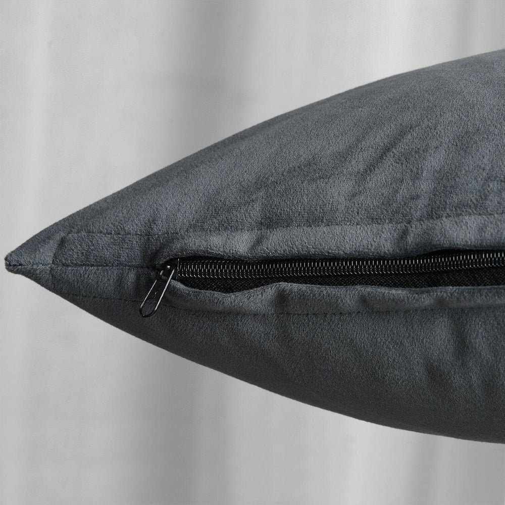 Distance Blue Signature Velvet Cushion Covers - Pair - HalfPriceDrapes.com