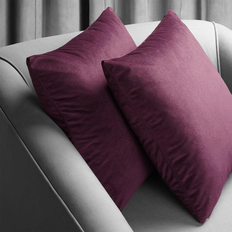 Cabernet Signature Velvet Cushion Covers - Pair - HalfPriceDrapes.com