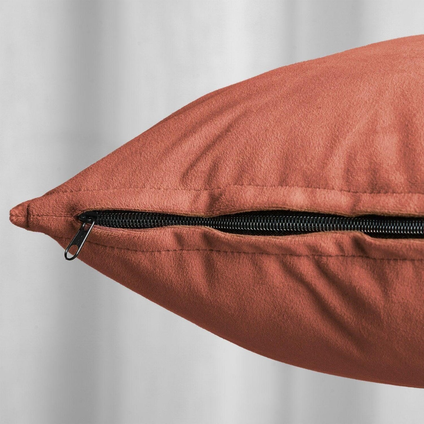 Crimson Rust Signature Velvet Cushion Covers - Pair - HalfPriceDrapes.com