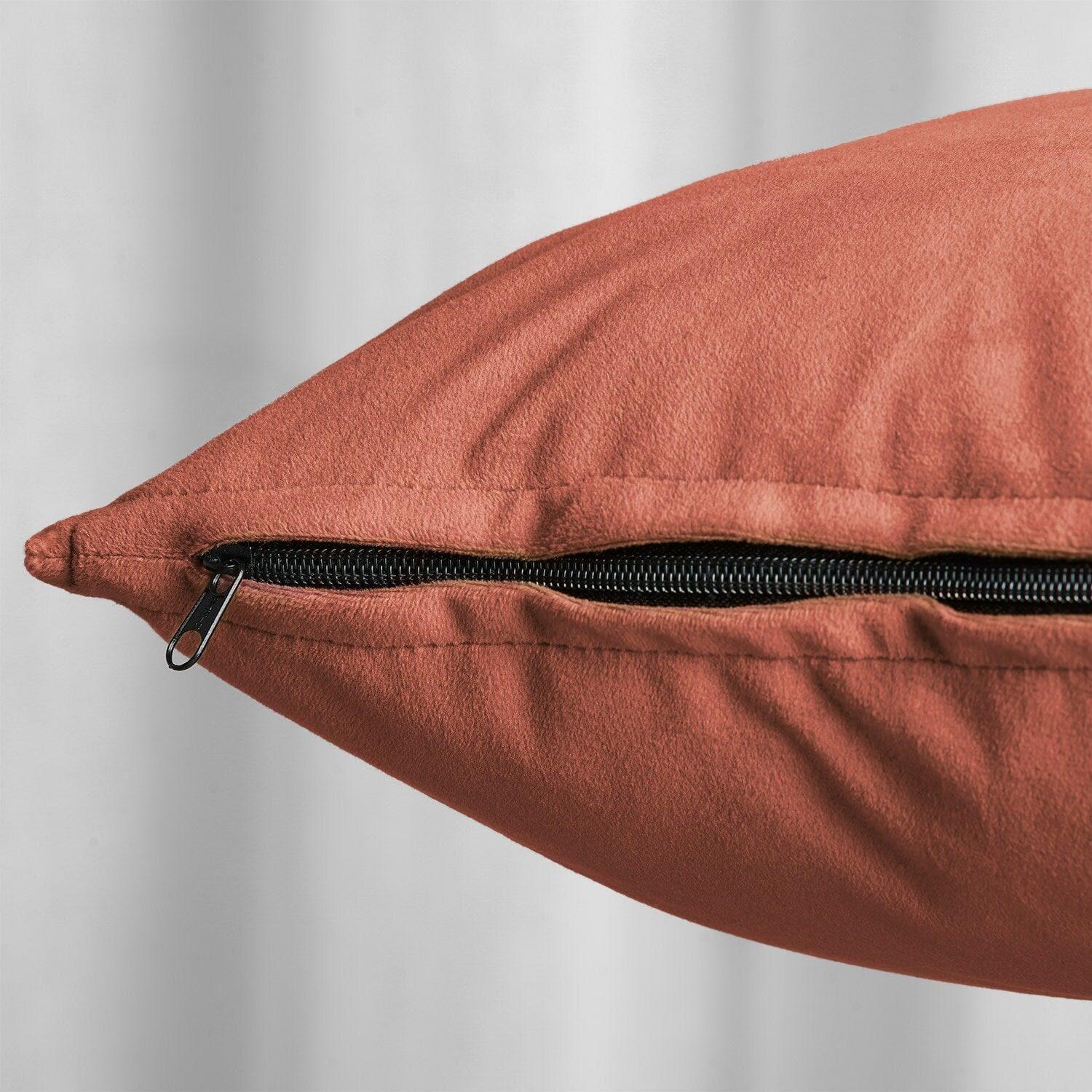 Crimson Rust Signature Velvet Cushion Covers - Pair - HalfPriceDrapes.com