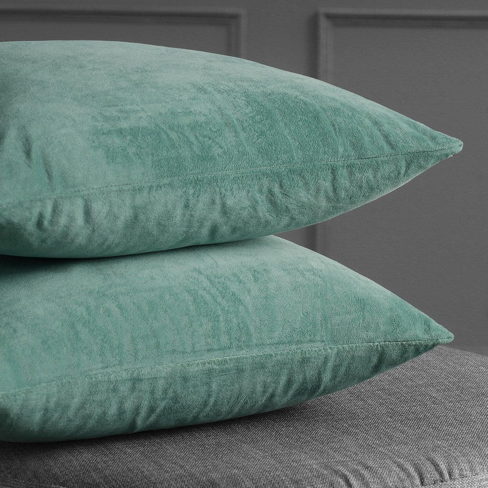 Skylark Blue Signature Velvet Cushion Covers - Pair - HalfPriceDrapes.com