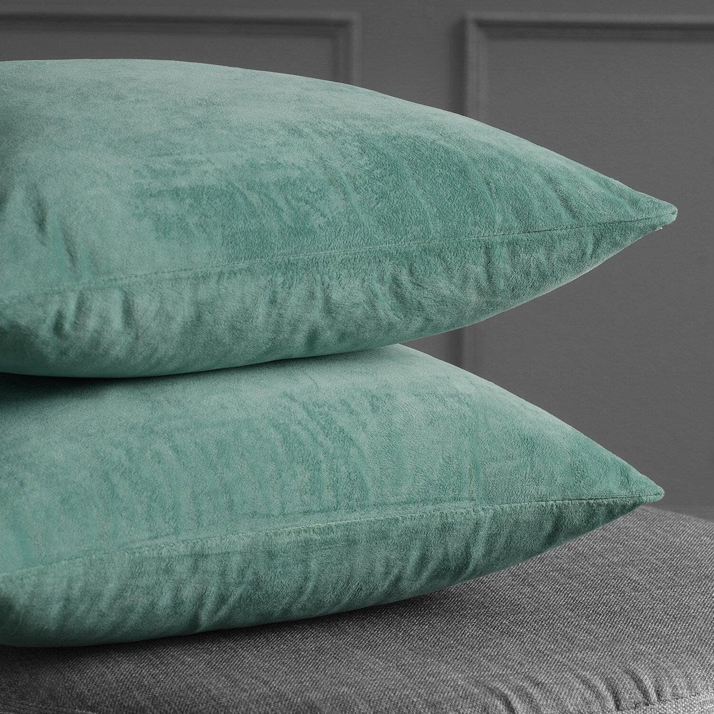 Skylark Blue Signature Velvet Cushion Covers - Pair - HalfPriceDrapes.com