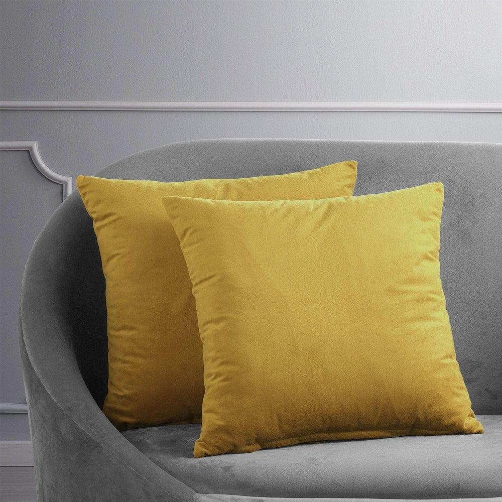 Fool's Gold Signature Velvet Cushion Covers - Pair - HalfPriceDrapes.com