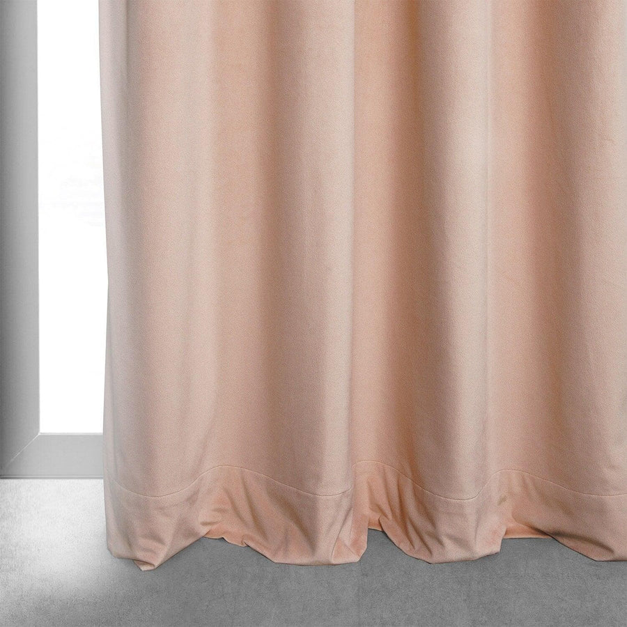 Rosey Dawn Grommet Signature Velvet Blackout Curtain