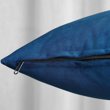 Union Blue Signature Velvet Cushion Covers - Pair - HalfPriceDrapes.com