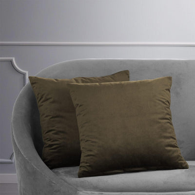 Java Signature Velvet Cushion Covers - Pair