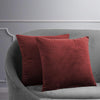 Burgundy Signature Velvet Cushion Covers - Pair