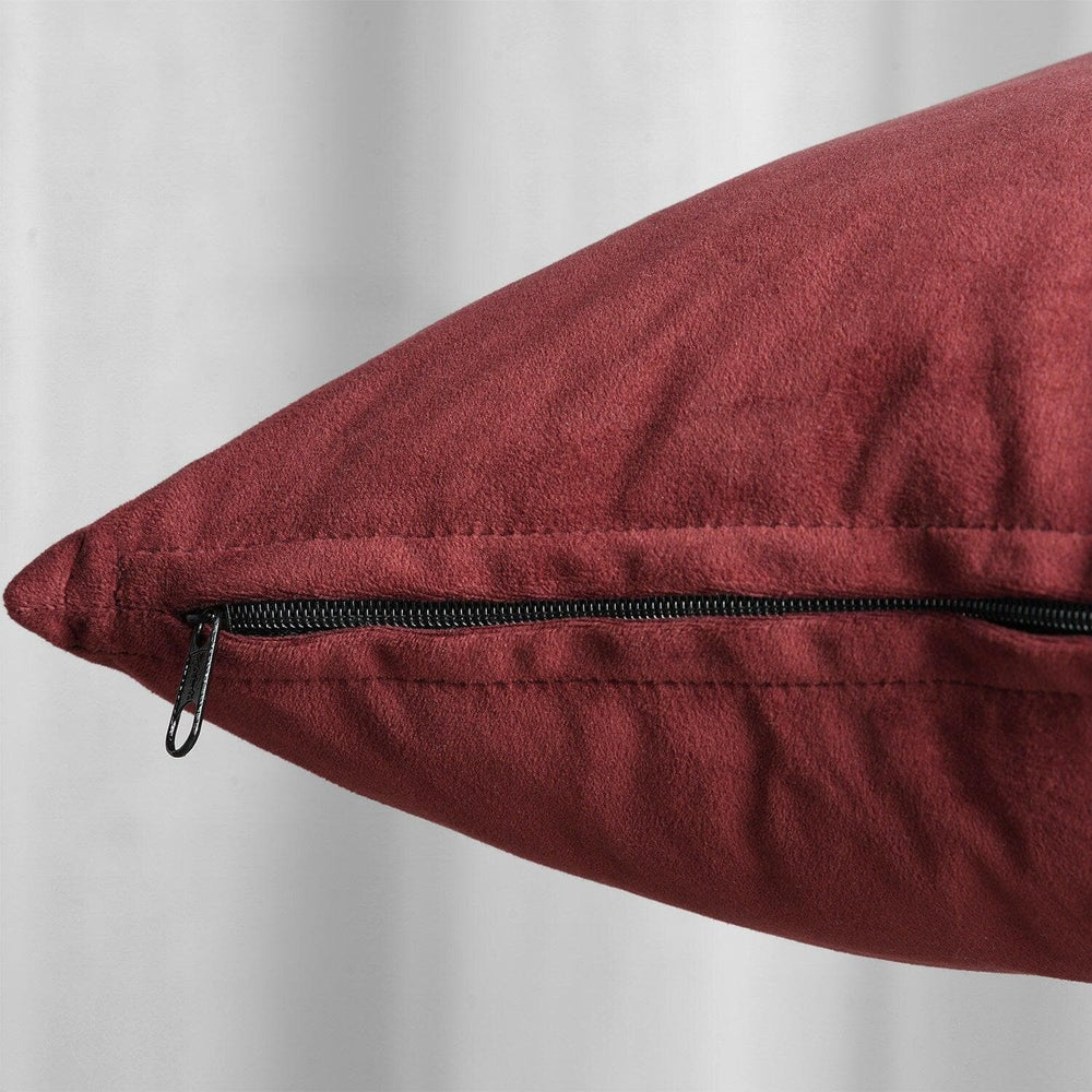 Burgundy Signature Velvet Cushion Covers - Pair - HalfPriceDrapes.com