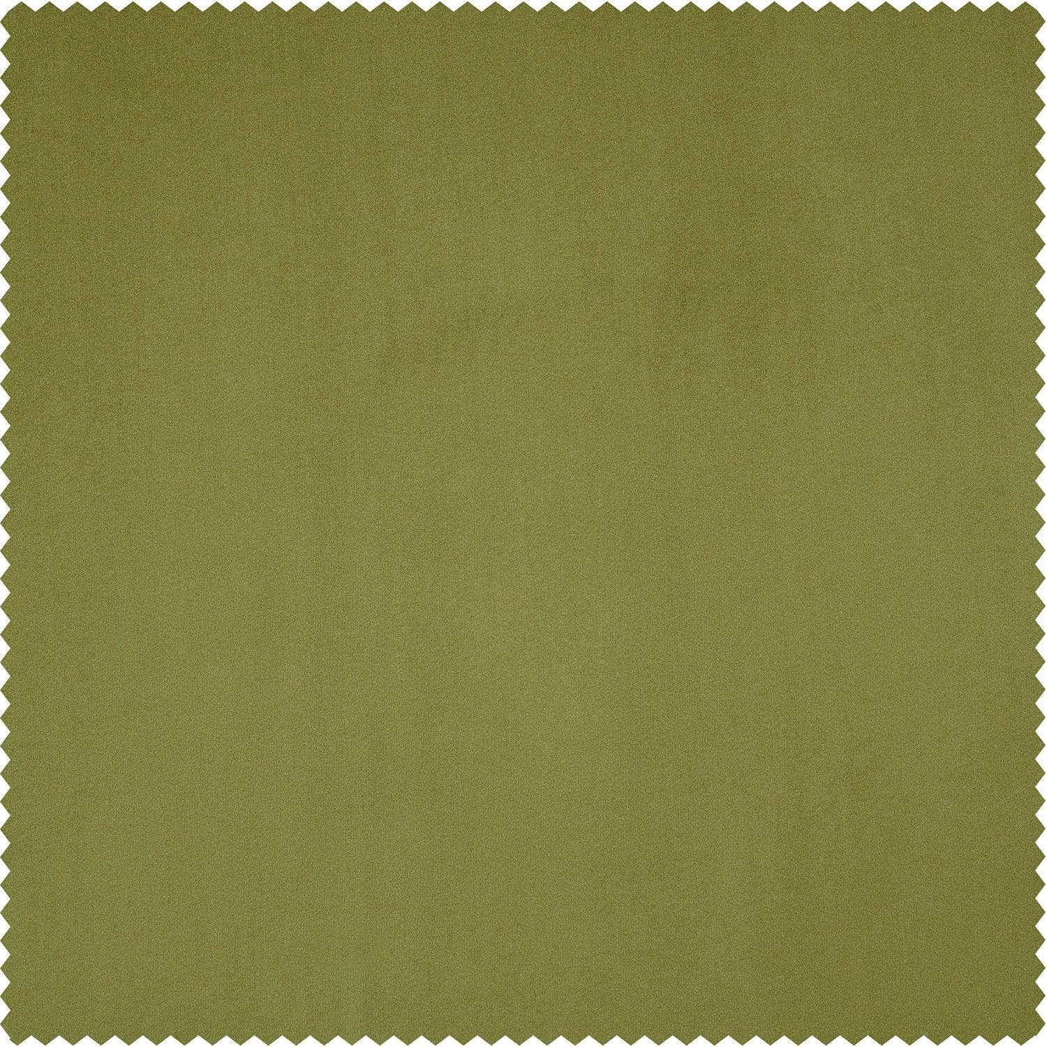 Jalapeno Green Signature Plush Velvet Swatch - HalfPriceDrapes.com