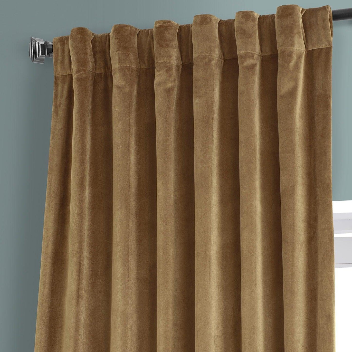 Sweet And Spicy Rum Signature Plush Velvet Hotel Blackout Curtain - HalfPriceDrapes.com