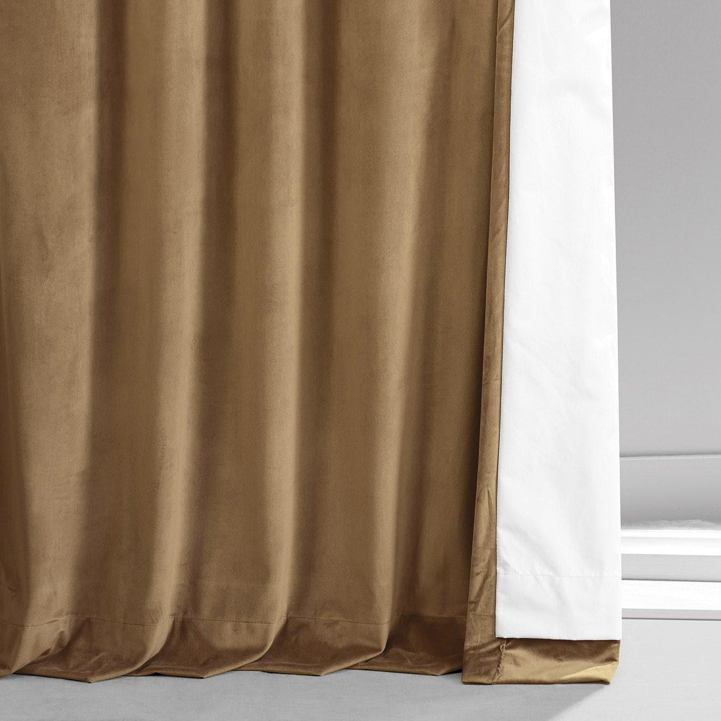 Sweet And Spicy Rum Signature Plush Velvet Hotel Blackout Curtain - HalfPriceDrapes.com