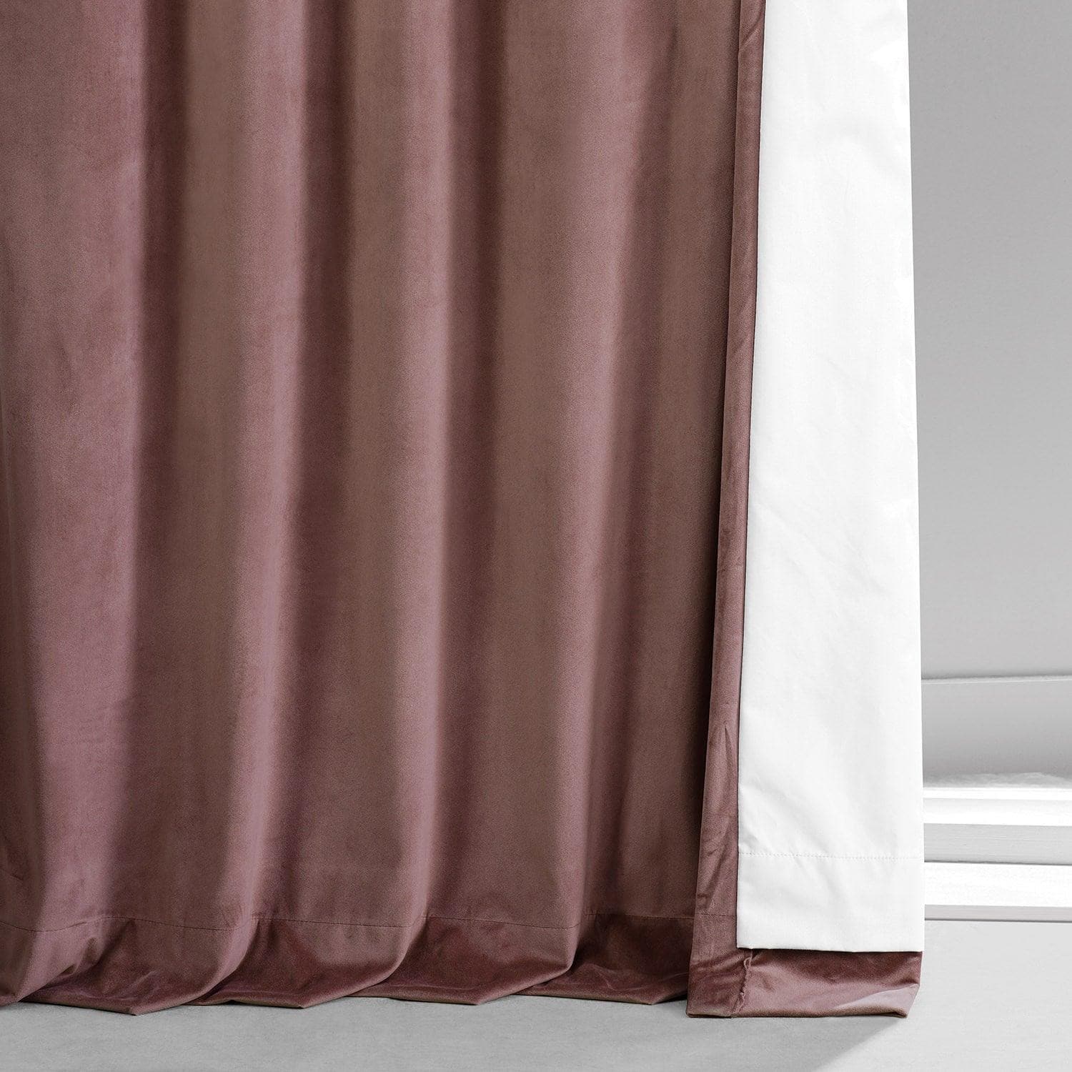 Rosehip Signature Plush Velvet Hotel Blackout Curtain - HalfPriceDrapes.com