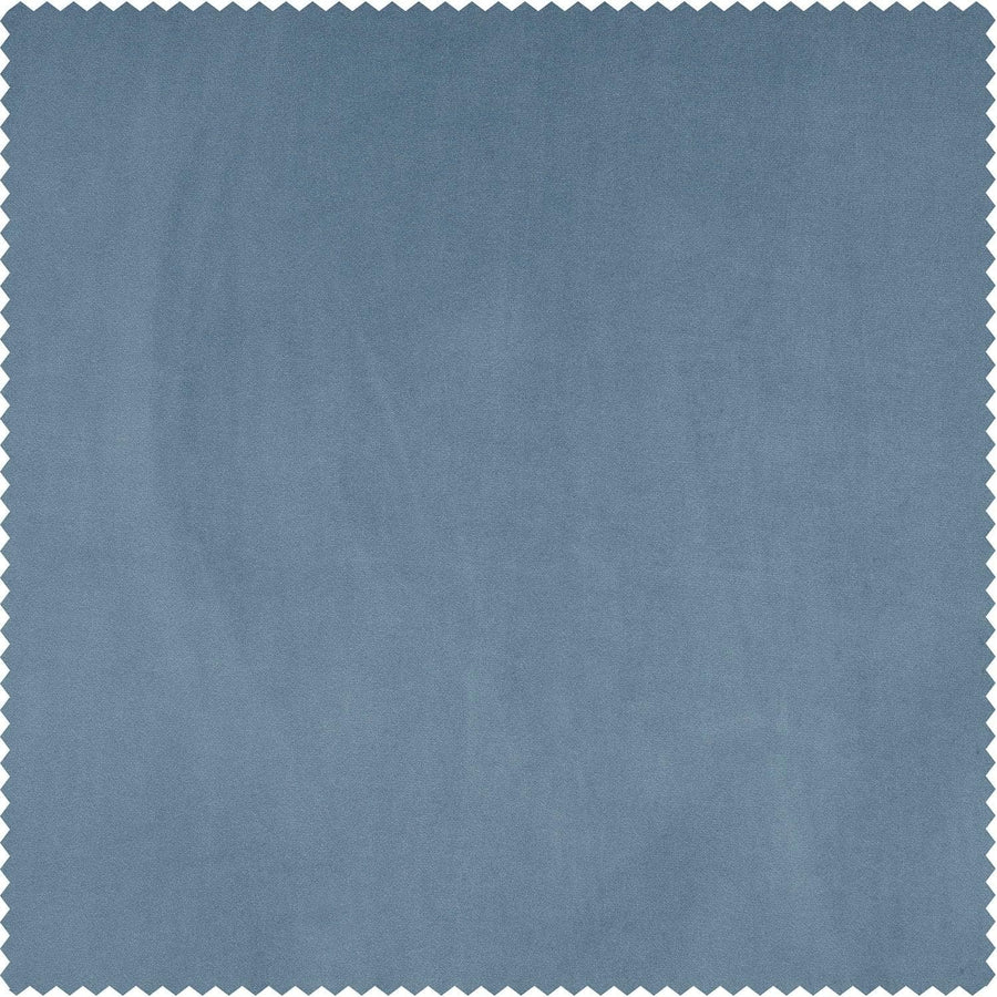 Copenhagan Blue Signature Plush Velvet Swatch - HalfPriceDrapes.com