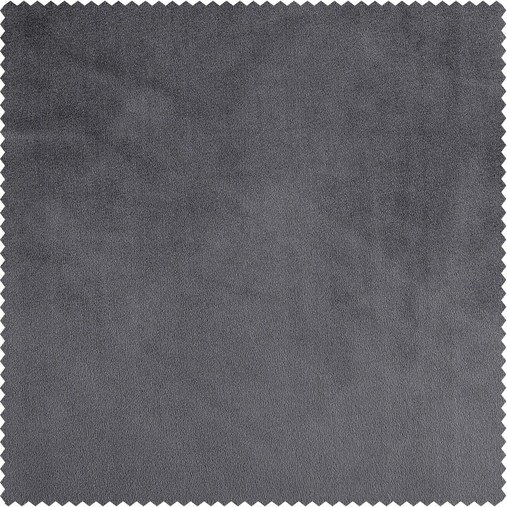 Digital Grey Performance Velvet Swatch - HalfPriceDrapes.com