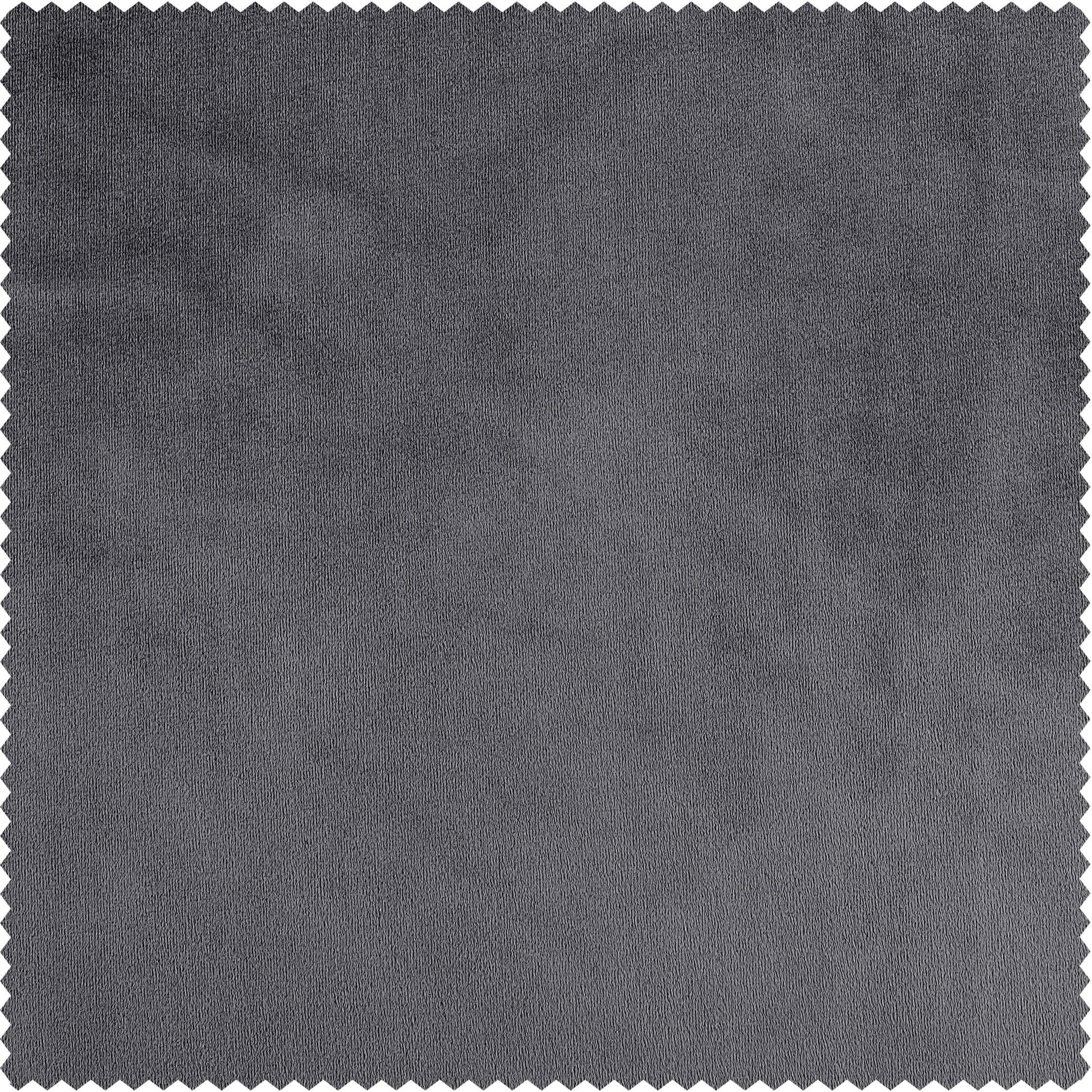 Digital Grey Performance Velvet Swatch - HalfPriceDrapes.com